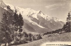CPA Chamonix et le Mont Blanc 