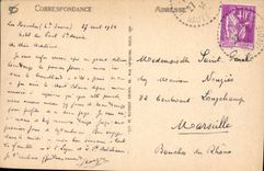 CPA Chamonix Mont Blanc Le Mont Blanc vu de Chamonix 