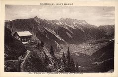 CPA Chamonix Mont Blanc Chalets des Pyramides et Vallee de Chamonix 