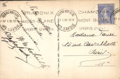 CPA Chamonix Mont Blanc Vue generale en hiver 