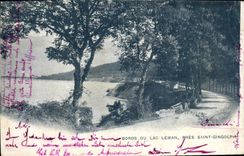 CPA Bords du Lac Leman Pres Saint Gingolph 