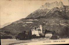 CPA Lac d'Annecy Chateau de Duingt 