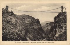 CPA Haute Savoie Le Pont de la Caille 