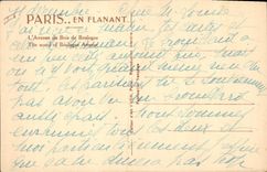 CPA Paris en Flanant L'Avenue du Bois de Boulogne 