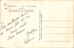 CPA Paris en Flanant La Basilique du Sacre Coeur 