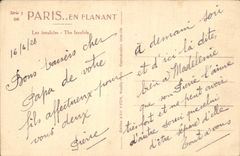 CPA Paris en Flanant Les Invalides 