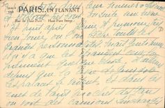 CPA Paris en Flanant Rue du Haut Pave Chevre Chevres