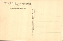 CPA Paris en Flanant L'Hotel de Ville 