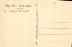 CPA Paris en Flanant L'Hotel de Ville 