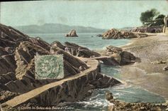CPA Cannes les Rochers de la Bocca et l'Esterel 