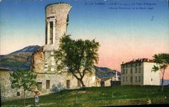 CPA La Turbie AM La Tour d'Auguste et le Mont Agel 