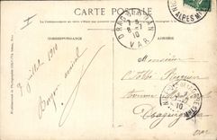 CPA Nice Place Massena Les Nouveaux Jardins et Avenue Massena Tramway