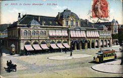 CPA Nice Le Casino Municipal Tramway
