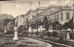 CPA Menton Le Casino et Jardins 