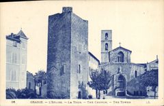 CPA Grasse L'Eglise La Tour 
