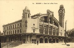CPA Rouen Gare de la Rue Verte 
