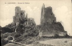 CPA Lavardin Ruines du Chateau 
