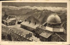 CPA Pic du Midi de Bigorre L'Observatoire et de la Chaine Centrale 