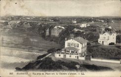 CPA Biarritz Vue prise du Phare vers la Chambre d'Amour 