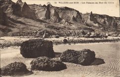 CPA Villers sur Mer Les Falaises au Saut du Chien 