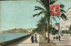 CPA Cote d'Azur Cannes La Promenade de la Croisette le Casino 