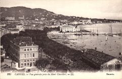 CPA Cannes Vue generale prise du Mont Chevalier 