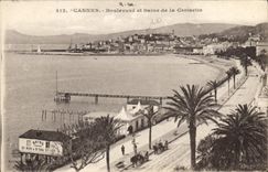 CPA Cannes Boulevard et Bains de la Croisette 