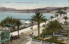 CPA Cannes La Croisette et Panorama sur l'Esterel 