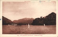 CPA Lac d'Annecy Hte Savoie Chateau de Duingt 