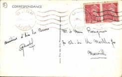 CPA Savoie Pittoresque L'ancien Pont de la Caille et le nouveau en ciment arme sur le Torrent Les Us