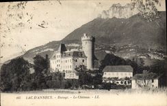 CPA Lac d'Annecy Duingt Le Chateau 