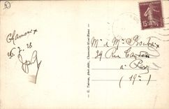 CPA Chamonix Mont Blanc Chamonix et le Mont Blanc vus de la Flegere 