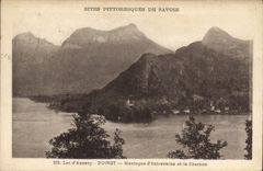 CPA Sites Pittoresques de Savoie Lac d'Annecy Duingt Montagne d'Entraverne et le Charbon 