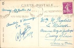 CPA Sites Pittoresques de Savoie Lac d'Annecy Duingt Montagne d'Entraverne et le Charbon