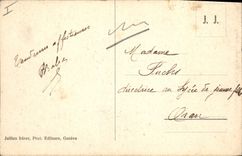 CPA Chamonix La Mer de Glace et l'Hotel du Montenvers 