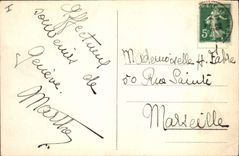 CPA La Chaine du Mont Blanc et le Creux de Monnetier vus de Geneve 