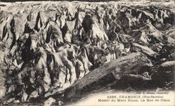 CPA Chamonix Hte Savoie Massif du Mont Blanc La Mer de Glace 