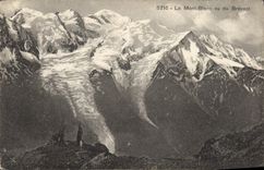 CPA Le Mont Blanc vu du Brevent 