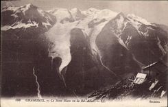 CPA Chamonix Le Mont Blanc vu de Bel Achal 