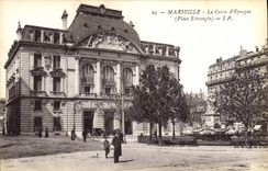 CPA Marseille La Caisse d'Epargne Place Estrangin 