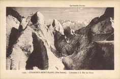 CPA Chamonix Mont Blanc Hte Savoie Crevasses a la Mer de Glace 
