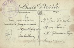 CPA Sur la Ligne du Chemin de Fer du Mont Blanc Une Aiguille de Glace au Glacier de Bionnassay 