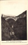 CPA La Savoie Pittoresque L'ancien pont de la Caille suspendu par des cables et le nouveau 