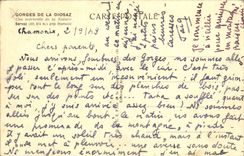 CPA Cascade de l'Aigle 