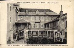 CPA Savoie Tourisme Aix les Bains Maison Lamartine 
