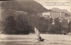 CPA Annecy Le Lac et le Nouveau Monastere de la Visitation 