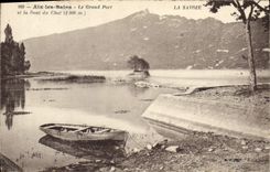 CPA Aix les Bains Le Grand Port et la Dent du Chat 