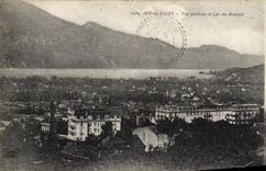 CPA Aix les Bains Vue generale et lac du Bourget 