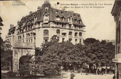 CPA Aix les Bains Grand Hotel de l'Arc Romain Place des Bains et l'Arc de Campanus 
