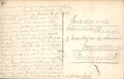 CPA Aix les Bains Le Lac du Bourget Le tunnel de l'Innocent Train a vapeur